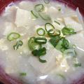 だっち＊'s cooksnap of when they made 高野豆腐・玉ねぎ・玉子のお味噌汁.
