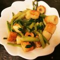 あーかmama's cooksnap of when they made 小松菜とちくわの簡単おかず♪.