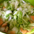 イノベータ's cooksnap of when they made 白菜大量消費！一玉ぺろり☆あっさり漬け☆.