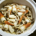 JACK0904's cooksnap of when they made 気軽な土鍋　竹輪と茸のアヒージョ.