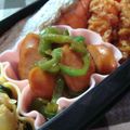 いちはな's cooksnap of when they made お弁当に☆ソーセージとピーマンのソース味.