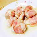 mypxx's cooksnap of when they made ☆ささみのベーコン巻き☆.