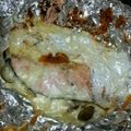 ヨッシーのはね's cooksnap of when they made ☼マヨチーズで♪鮭の簡単ホイル焼き.