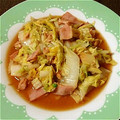 ☆meen☆'s cooksnap of when they made 残った白菜消費に！ツナ缶とのさっと煮！.
