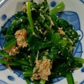 ともチョッキン☆'s cooksnap of when they made さっぱり春菊とツナの梅肉和え.
