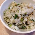 ちあきのき's cooksnap of when they made ◆大根葉としらすの混ぜごはん◆.