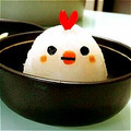 michygel's cooksnap of when they made 大根おろしアート☆にわとりさん.