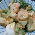 かちころ's cooksnap of when they made 簡単、うまい、エビとブロッコリーのサラダ.