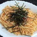 emixxx's cooksnap of when they made たらこスパゲティ。.