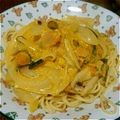 LovePiano's cooksnap of when they made 簡単激旨ツナのクリームパスタ.