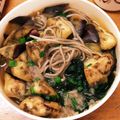港UV's cooksnap of when they made あったか♡茄子入り納豆とろろそば.