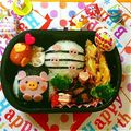 さーやgogo's cooksnap of when they made 乗せるだけ♪ブタっ鼻おにぎり.