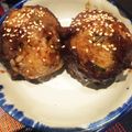 ＳＡＲＲＲＹ's cooksnap of when they made コッテリ＆サッパリの絶妙！肉巻きおにぎり.