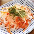 YUKIKI☆'s cooksnap of when they made 居酒屋ご飯☆大根と人参の明太マヨサラダ♪.