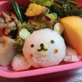 たにたーに's cooksnap of when they made 幼稚園 お弁当 キャラ弁♡くまちゃん.