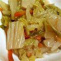 ユーロン's cooksnap of when they made ★余った野菜で葉物野菜の煮浸し★.