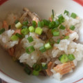 みい５２１２'s cooksnap of when they made 鮭缶ときのこの混ぜご飯.