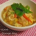 オレンジデイ's cooksnap of when they made 油揚げとミョウガの卵とじ.