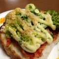 huto☆'s cooksnap of when they made キムチと葱とブロッコリーのトースト.