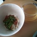 minadongri's cooksnap of when they made マグロの漬け丼.