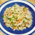 Jock's cooksnap of when they made マヨチャーハン.
