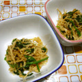 Jock's cooksnap of when they made ほうれん草と切り干し大根のごま酢あえ.