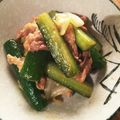 若ちゃぐ's cooksnap of when they made 台湾家庭料理♪胡瓜+しめじ+豚肉の炒め物.