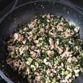 れもんチャン's cooksnap of when they made 塩麹豚ひき肉と大根の葉のそぼろ.