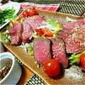 mahochan1's cooksnap of when they made 簡単フライパンですぐ出来るローストビーフ.