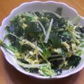 わたママ's cooksnap of when they made ☆簡単☆水菜としらすのさっと煮卵とじ.