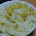 けよ助's cooksnap of when they made 食欲の秋に！ホクホク甘いさつまいもごはん.
