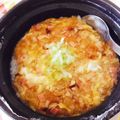 ねこのこばん's cooksnap of when they made とろ～り卵のお粥あん☆親子丼風バージョン.
