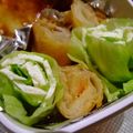 わたるんママ's cooksnap of when they made お弁当に♬くるくるレタスチーズ☆彡.