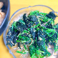 ラビリンス♪'s cooksnap of when they made ＊ほうれん草海苔和え＊.