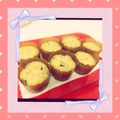 ♡おはな♡'s cooksnap of when they made 板チョコ☆バナナカップケーキ.