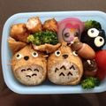 智洸くん's cooksnap of when they made キャラ弁☆お稲荷トトロ弁当.