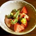 yam5656's cooksnap of when they made おくらの簡単ネバネバサラダ☆.