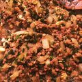 まーハン's cooksnap of when they made 簡単！ニラ、ひき肉の美味しい丼！.
