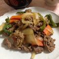 あ　り　す's cooksnap of when they made 牛肉とピーマンの甘辛炒め.