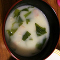 やまリス's cooksnap of when they made 簡単小松菜とﾍﾞｰｺﾝのｽｰﾌﾟ.