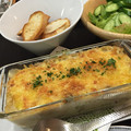 kookuro's cooksnap of when they made さつまいもときのこのグラタン.
