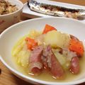 ハモニコ's cooksnap of when they made 超簡単マヨコンポトフ風？.