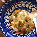 春ひなた's cooksnap of when they made 豚肉と残り野菜の生姜あん＝（中華丼）.