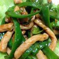 ingw's cooksnap of when they made 生姜たっぷり味付け簡単青椒肉絲.
