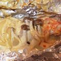 ゆめみ828's cooksnap of when they made ＊鮭の味噌マヨネーズホイル焼き＊.