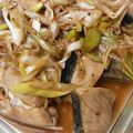 kimimaruo's cooksnap of when they made 鰤と九条ねぎのソース照り焼き.