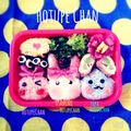 スロビー's cooksnap of when they made 3色★ ほっぺちゃん♡ キャラ弁.