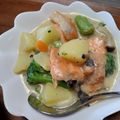 もちっこ橙色's cooksnap of when they made 美味しく脂質カット♡鮭の豆乳クリーム煮.
