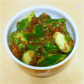 RIZER's cooksnap of when they made さっぱり☆きゅうりの梅しそ和え.