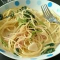 クック5I0N8F☆'s cooksnap of when they made 簡単 ブロッコリーとベーコンの和風パスタ.